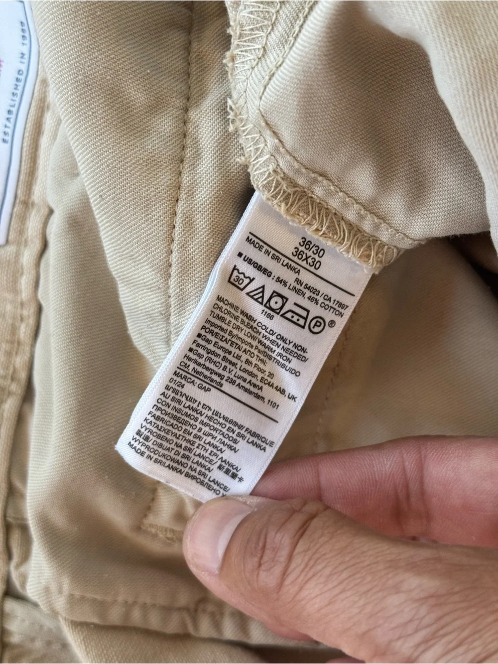 GAP linen blend